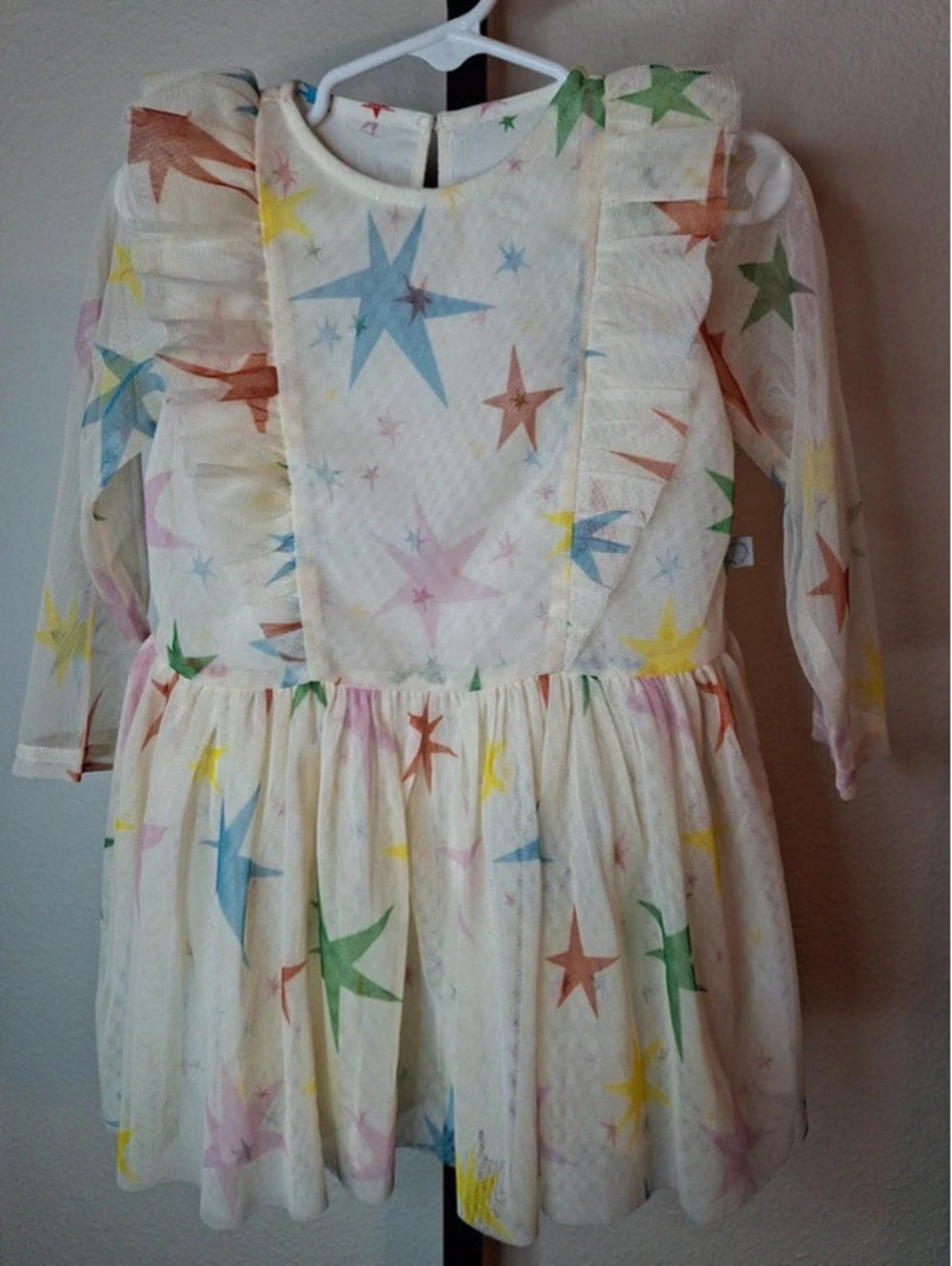 Stella Mccartney Multicolor Stars Tulle Dress size 36 Months